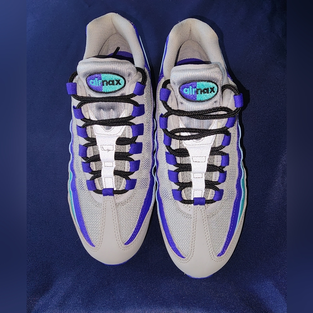 Nike Air Max 95Wolf Grey Grape GS